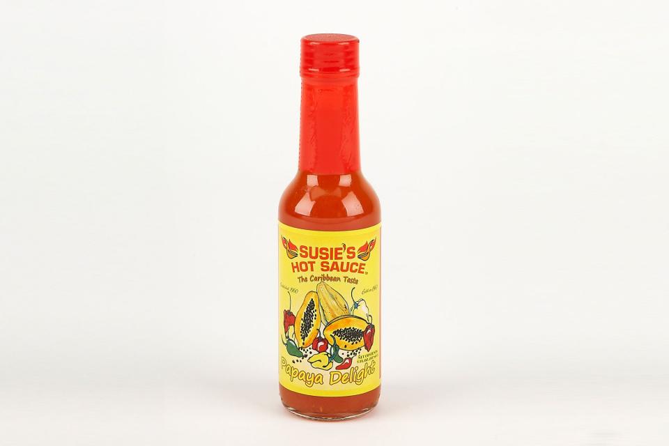 Bottle of hot sauce