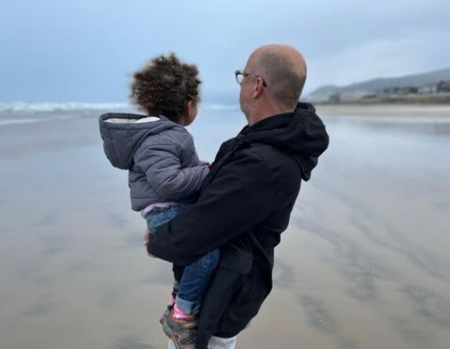 The author and his son. (Photo: Courtesy of Gerald Olson)