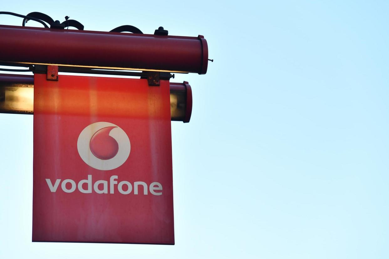 Vodafone customers are reporting issues with the network: AFP/Getty Images