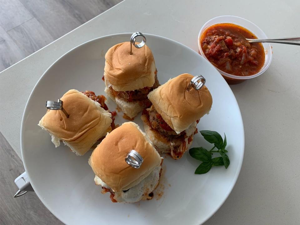 meatball sliders 