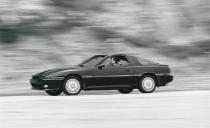 <p>Marketed as a 1986.5 model-year vehicle, the third-generation Supra formally sheds the Celica name. The two cars are no longer linked-the smaller four-cylinder Celica moves to a front-wheel-drive platform for 1986, while the Supra retains rear-drive. Although heavier than its predecessor, the latest Supra boasts a new 200-hp 3.0-liter inline-six.</p>