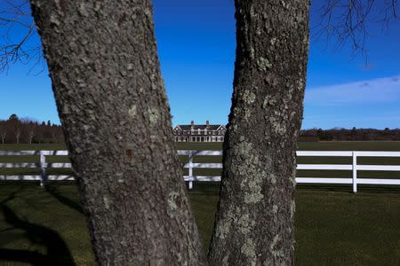 A house is seen on a private property in East Hampton, New York, March 16, 2016. REUTERS/Jeffrey Basinger