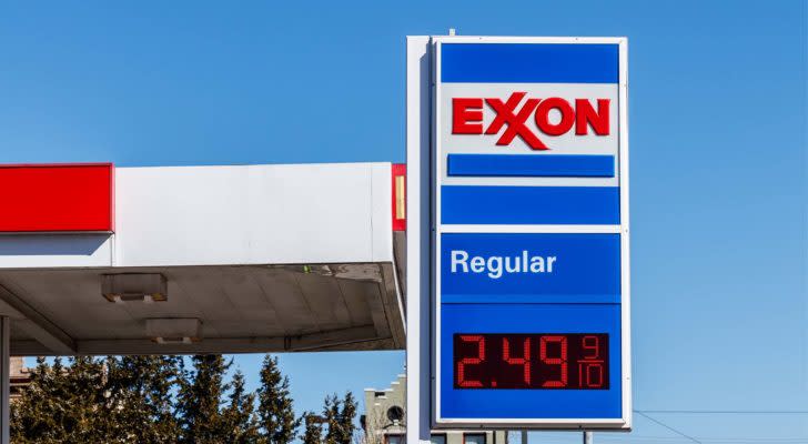 exxon mobil (XOM) gas station