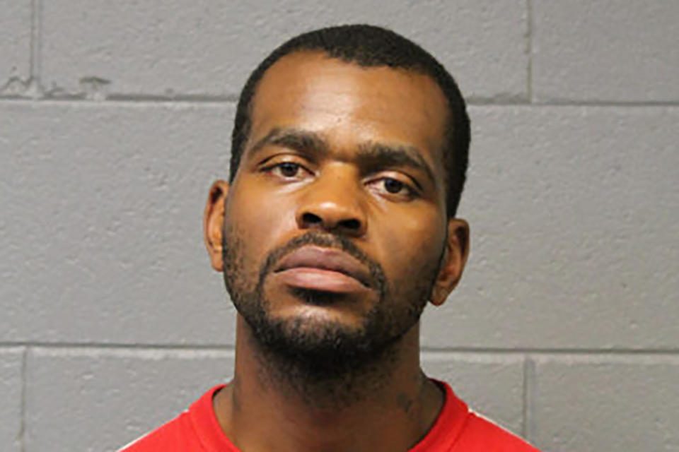 FILE - This undated photo released by the Linn County, Iowa, Sheriff's Office on Monday, June 21, 2021, shows Stanley Donahue of Chicago. Donahue was convicted Tuesday, Feb. 21, 2023, of shooting and seriously wounding an Iowa sheriff's deputy during a robbery at a convenience store in 2021. (Linn County Sheriff's Office via AP, File)