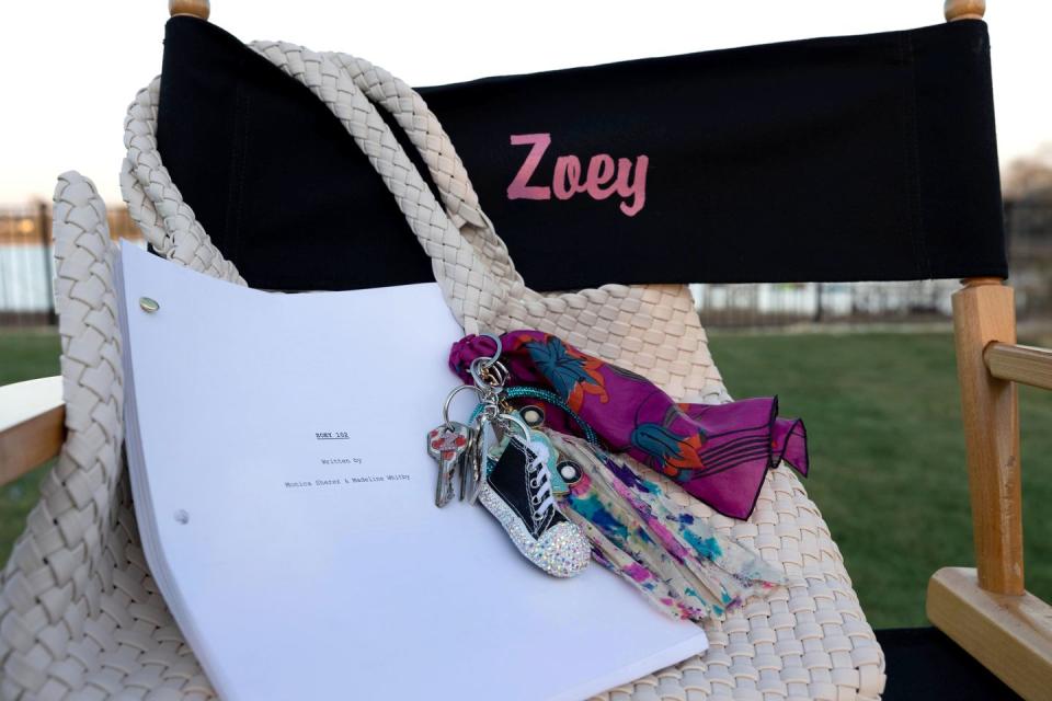 zoey 102 bts from zoey 102, streaming on paramount photo credit dana hawleyparamount ©2023, paramount global all rights reserved