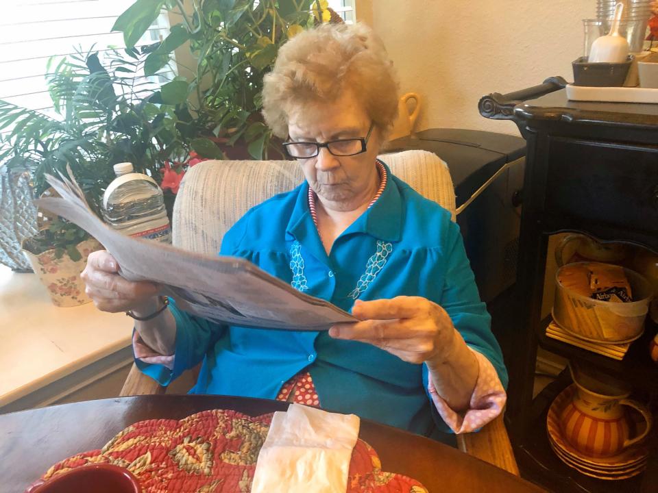 LaVon Oglesbee of McKinney, Texas, had a perfectly nice 95th birthday, coronavirus or no.