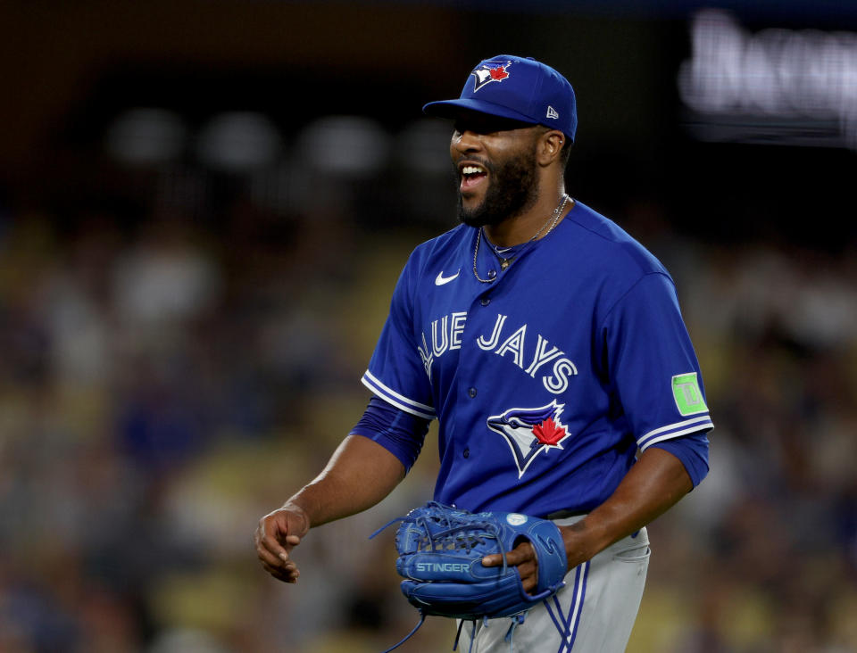 Blue Jays reliever Jay Jackson has been phenomenal on the mound this season. (Photo by Harry How/Getty Images)