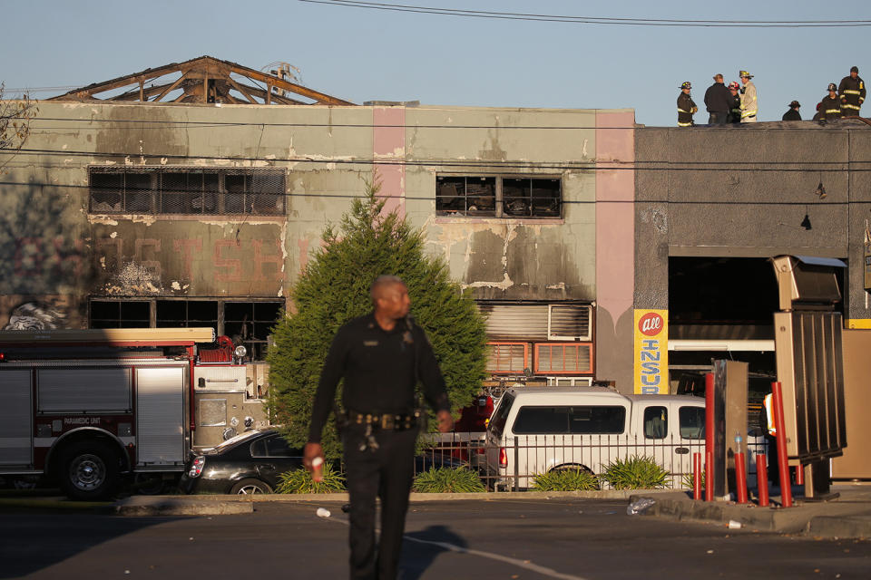 Fatal warehouse fire in Oakland