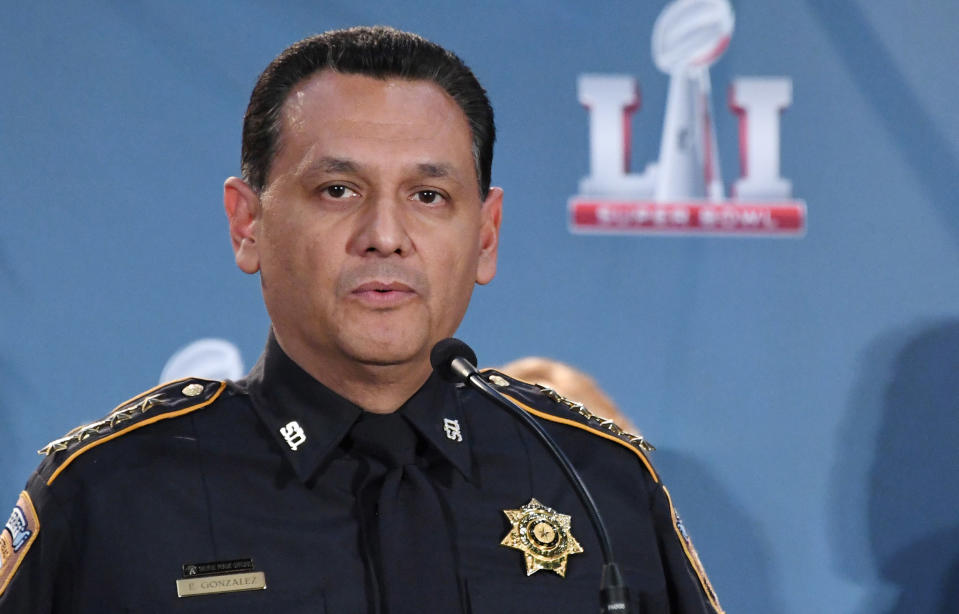 IMAGE: Harris County Sheriff Ed Gonzalez (Kirby Lee / USA TODAY Sports)