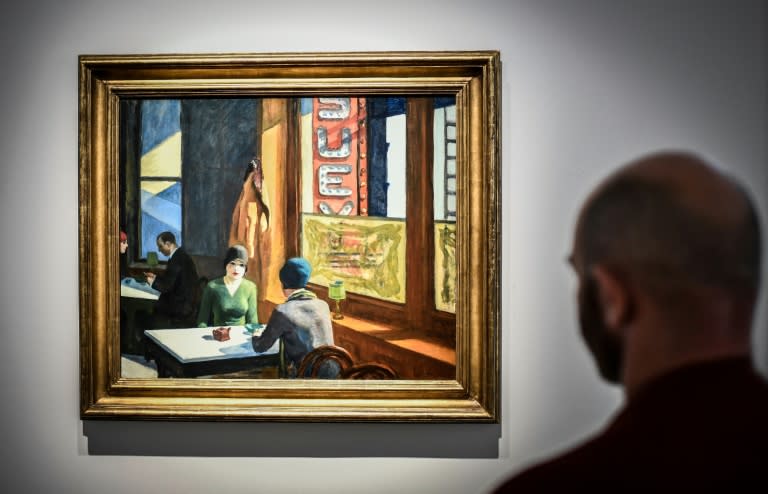 A painting by US artist Edward Hopper named "Chop Suey" is expected to be one of the headliners at the fall art auctions in New York