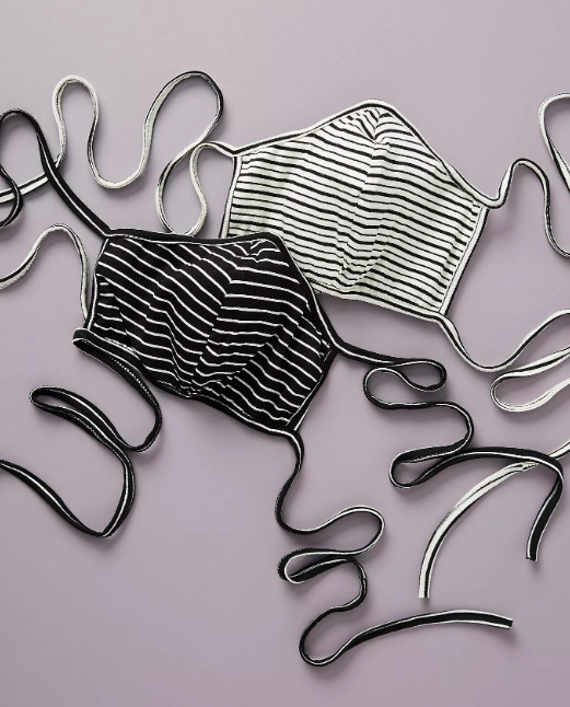 Amadi Tie-Back Reusable Face Masks (Photo via Anthropologie)