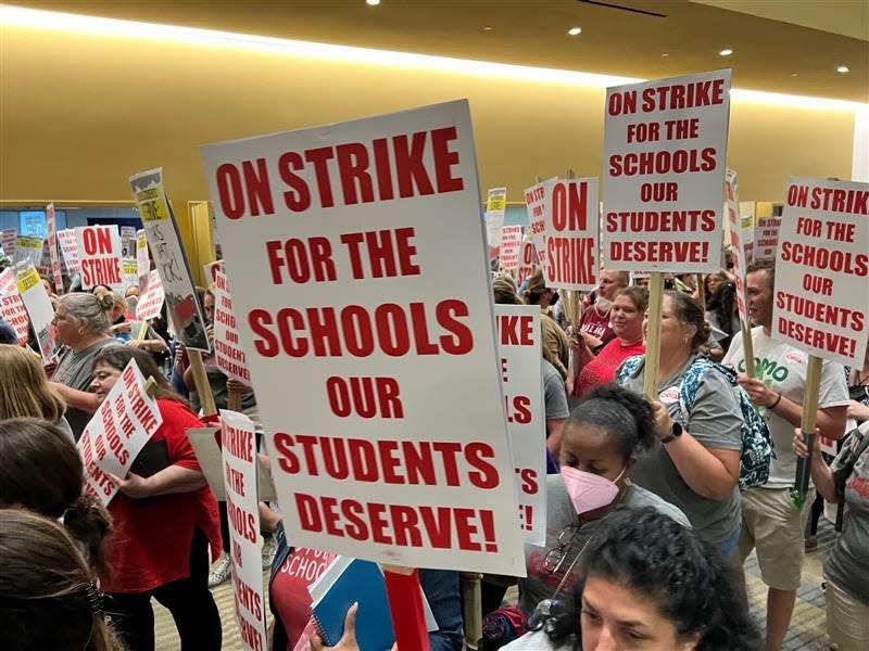 The CEA teachers union has announced on Sunday, Aug. 21, that they will begin a Columbus City Schools strike. Picketing began Monday morning.