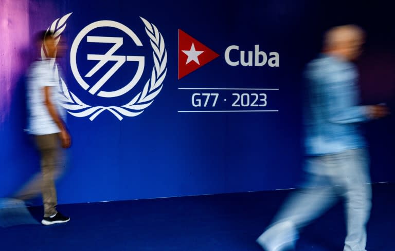 Cuba hosts the G77+China Summit, beginning September 15, 2023, when emerging economies representing 80 percent of the world's population gather to discuss development goals (YAMIL LAGE)