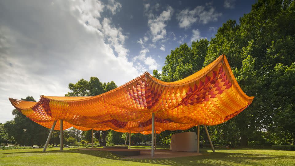 Bangkok-based architecture practice All(zone) was shortlisted for its temporary MPavilion. The program sees a different architects commissioned to build a pavilion on the site in Melbourne, Australia, each year. - 2023 World Architecture Festival
