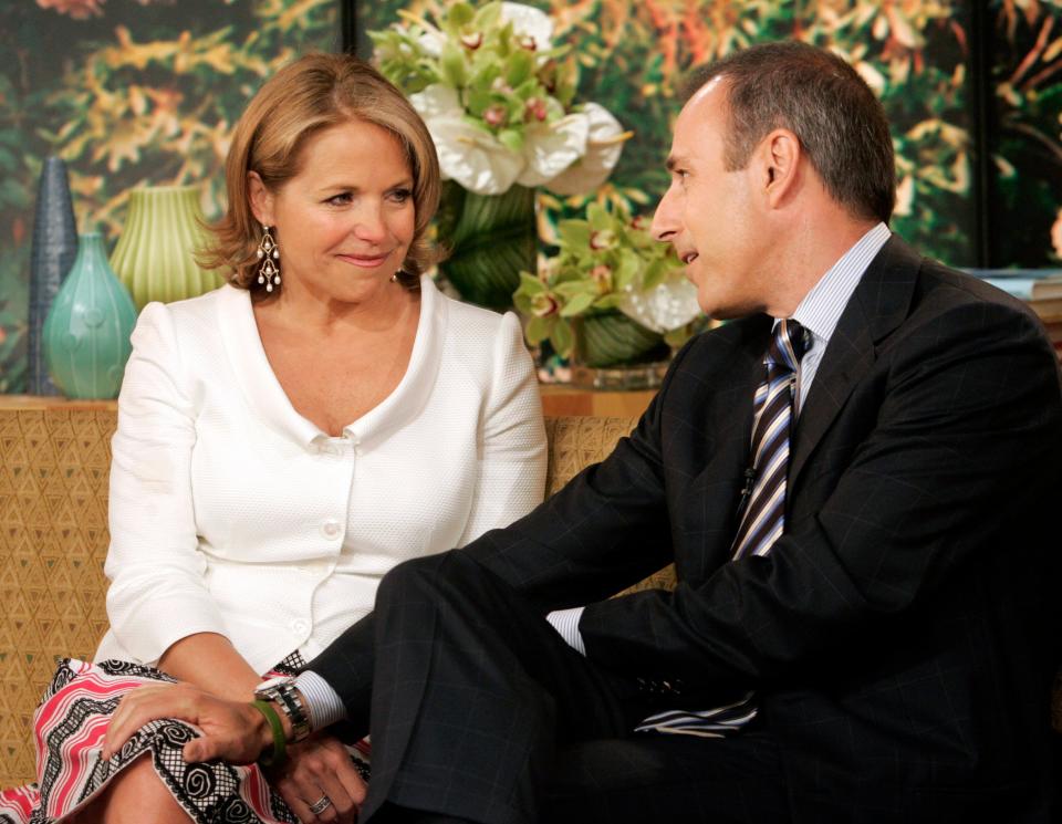 Katie Couric, with Matt Lauer, wrapped her 15-year "Today" anchoring stint on May 31, 2006.