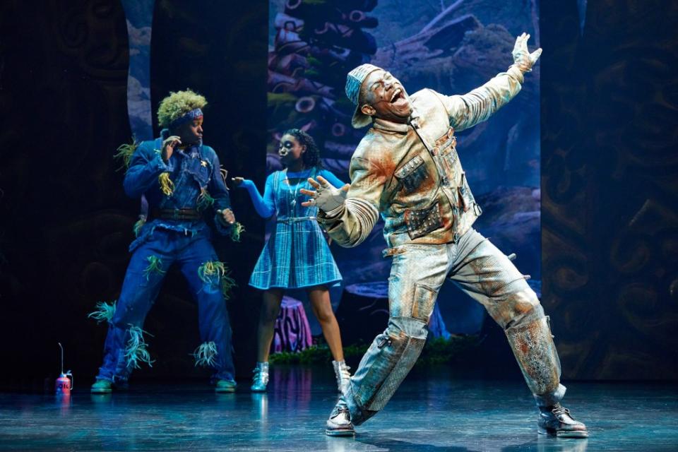 Phillip Johnson Richardson plays the Tinman in “The Wiz” on Broadway. Jeremy Daniel