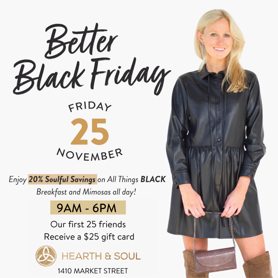 Hearth & Soul Boutique offering Black Friday deals