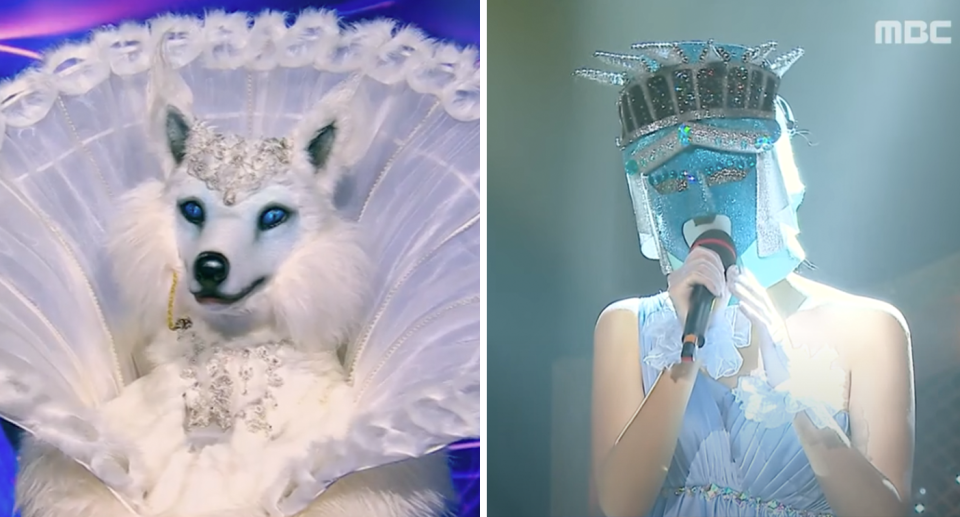 Dami Im on The Masked Singer Australia / Dami Im on South Korea’s The King of Mask Singer.