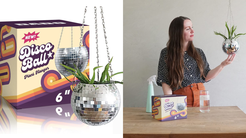 Best gifts for kids: Disco Ball Plant Hanger