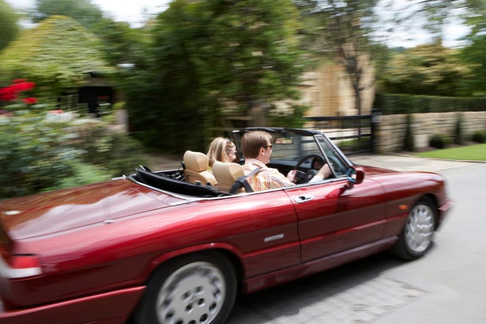 2) Drive a classic car through the Cotswolds