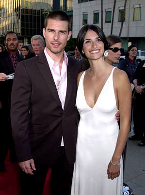 Tom Cruise and Penelope Cruz at the Beverly Hills premiere of Universal's Captain Corelli's Mandolin