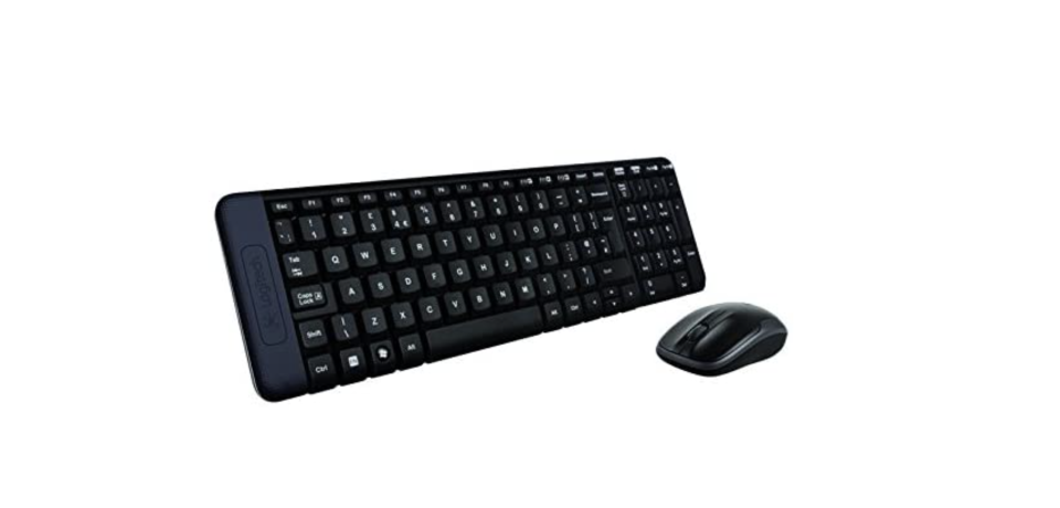 Logitech Mk220. Combo de mouse y teclado inalámbricos. Foto: amazon.com.mx