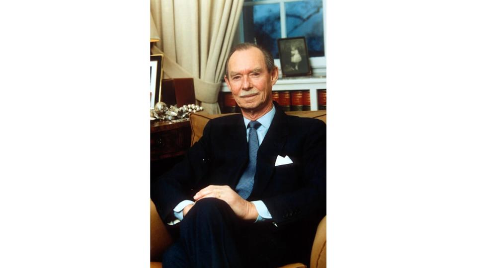 Grand Duke Jean in a suit