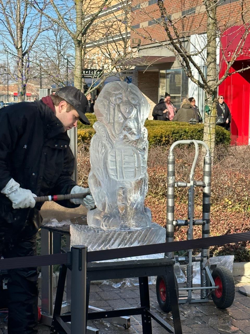 Ice carvings will take place at Winterfest at The Mall at Partridge Creek.