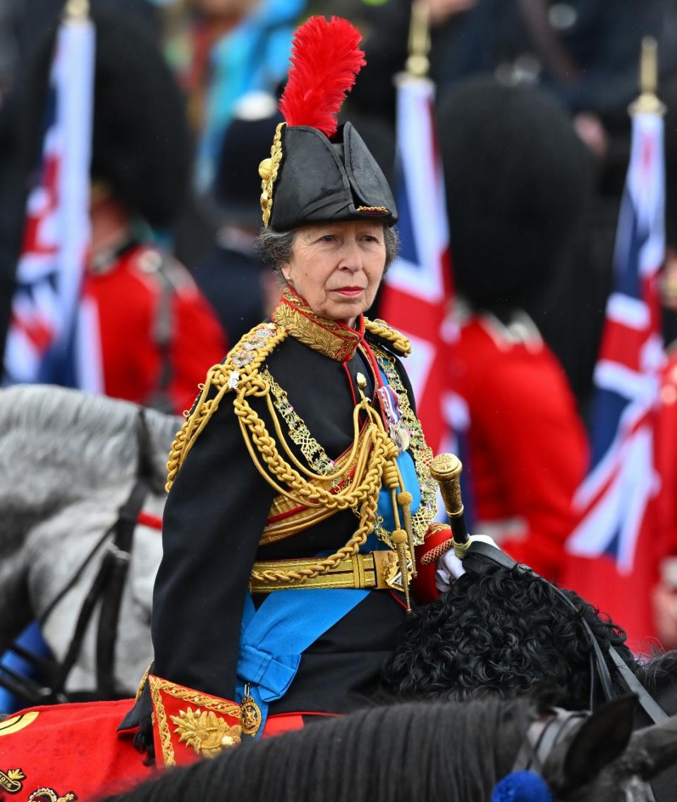 Princess Anne's Coronation feather, 2023