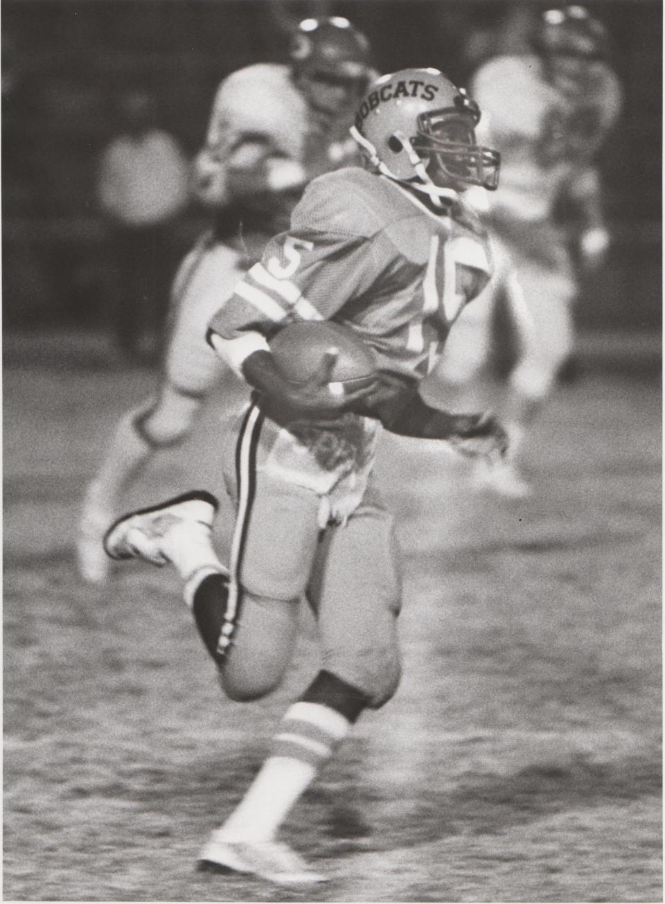 Greg Thomas, a 1984 San Angelo Central graduate, became the first black quarterback at Central and at the University of Arkansas. He is the son of Allie Thomas, who coached the San Angelo Blackshear football team to a state title in 1950.