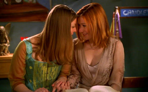 Amber Benson and Alyson Hannigan in Buffy - Credit: Fox Television