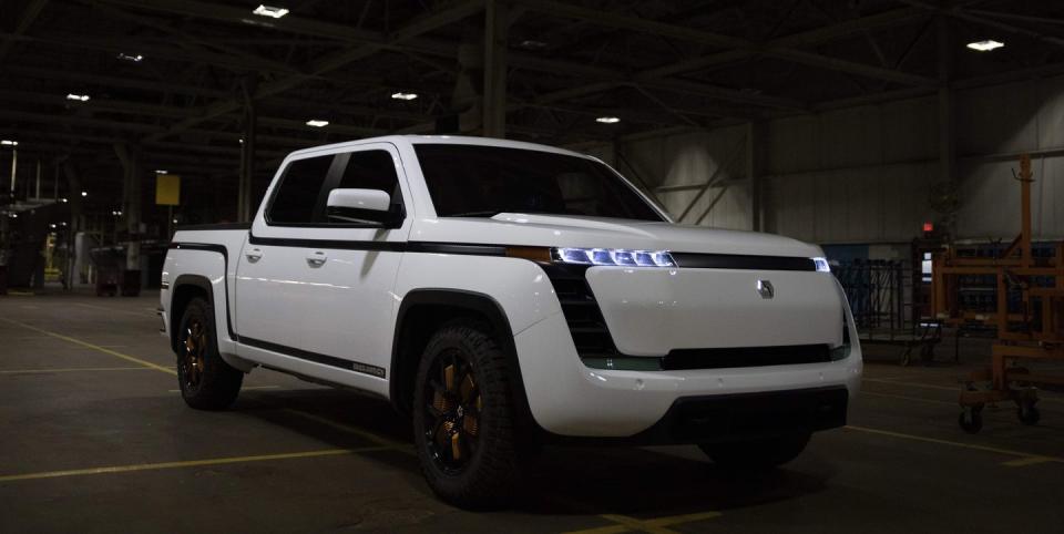 lordstown motors, unveils their new electric pickup truck endurance in lordstown, ohio, on october 15, 2020 the old gm factory has been acquired by lordstown motors, an electric truck startup   workers at the general motors factory in lordstown, ohio, listened when us president donald trump said companies would soon be booming but two years after that 2017 speech, the plant closed gms shuttering of the factory was a blow to the mahoning valley region of the swing state crucial to the november 3 presidential election, which has dealt with a declining manufacturing industry for decades and, like all parts of the us, is now menaced by the coronavirus photo by megan jelinger  afp photo by megan jelingerafp via getty images