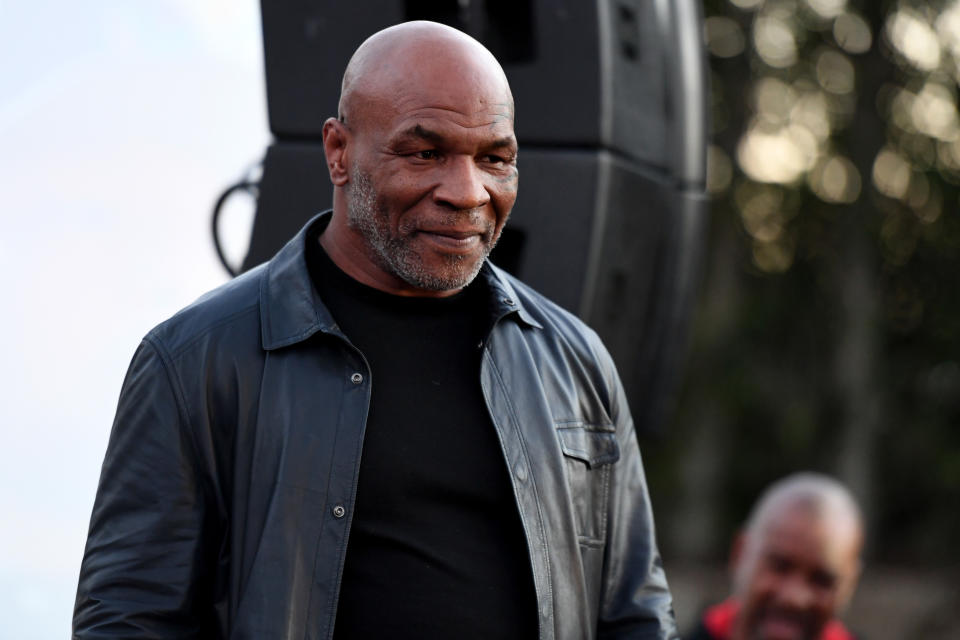 MALIBU, CALIFORNIA - DECEMBER 12: Former professional boxer Mike Tyson attends Celebration of Smiles Event hosted by Dionne Warwick on her 81st Birthday to benefit medical charity organization, Operation Smile and The Kind Music Academy on December 12, 2021 in Malibu, California. (Photo by JC Olivera/Getty Images)