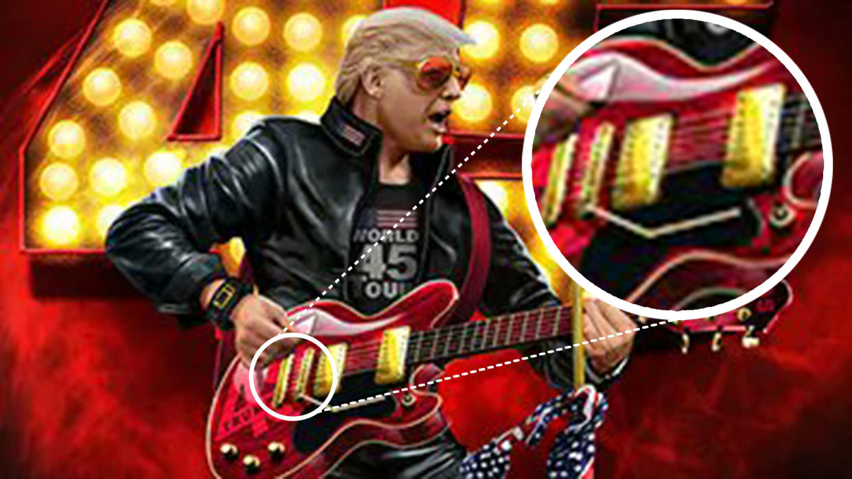  Donald Trump playing guitar NFT 