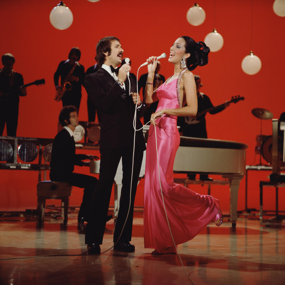 Sonny Bono and Cher perform on "The Sonny &amp; Cher Comedy Hour."