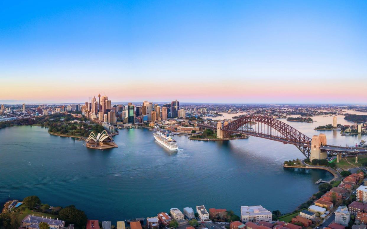 Sydney is a popular destinations for cruise ships in the region - istock