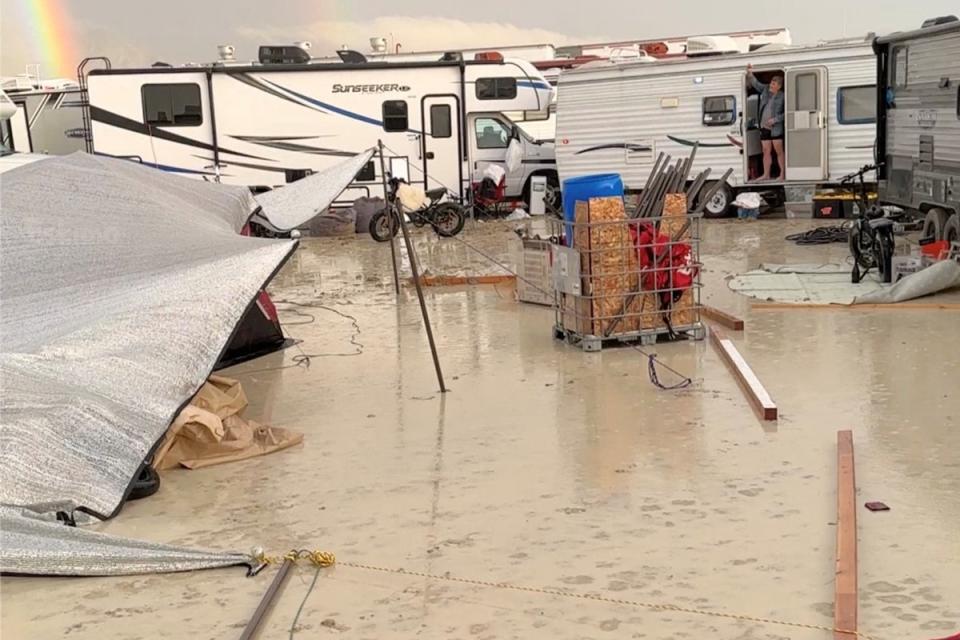 Burning Man festival One dead as downpours leave thousands stranded