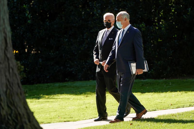 U.S. President Joe Biden departs for Scranton, Pennsylvania, from the White House in Washington