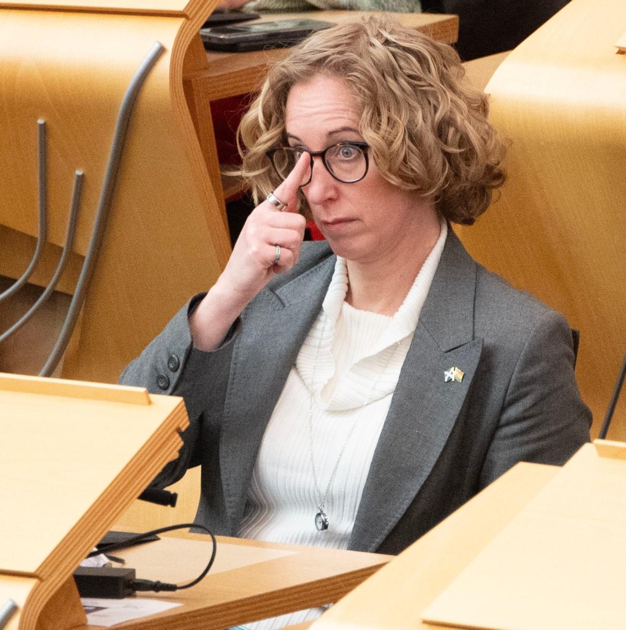 Lorna Slater, the Scottish Greens' co-leader