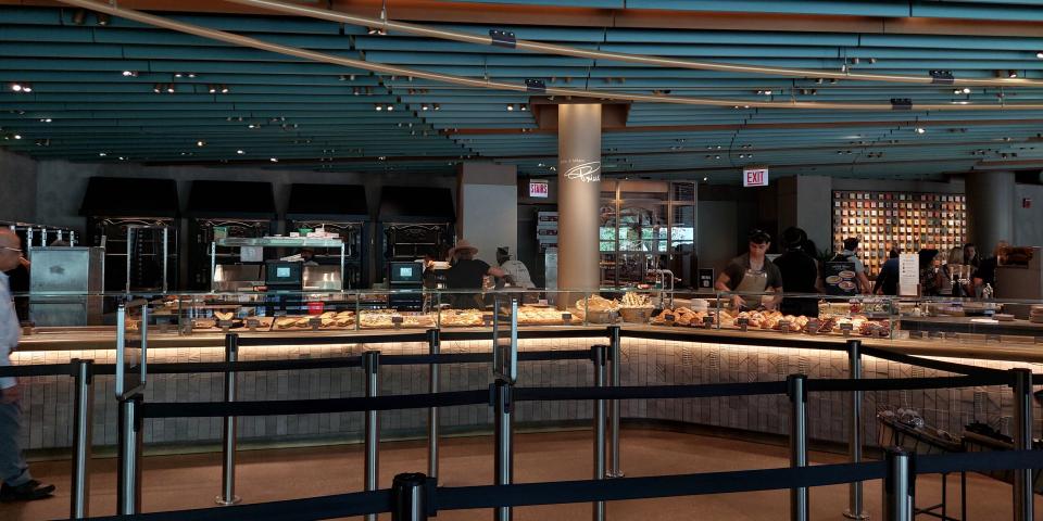 One of the cafés/restaurants at the Starbucks Reserve Roastery in Chicago