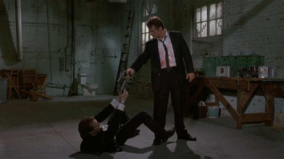 scene from Reservoir Dogs on YouTube.