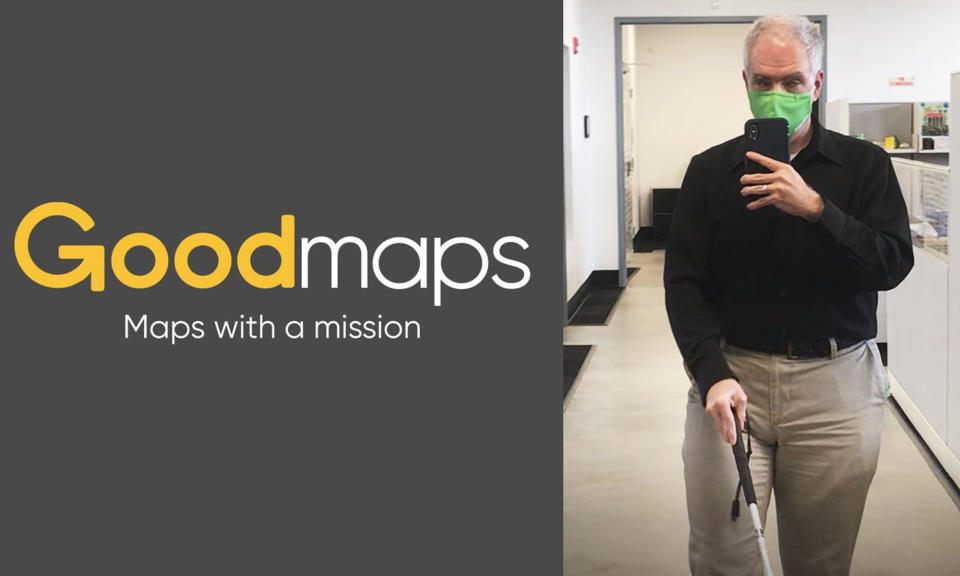 Goodmaps accessibility for vision impaired.