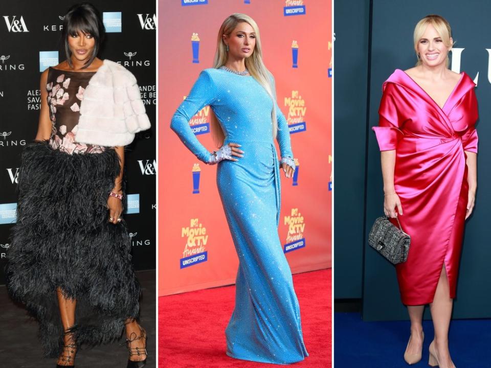 Naomi Campbell, Paris Hilton, Rebel Wilson - für die Öffentlichkeit sind sie alle von einem Tag auf den anderen Mutter geworden. (Bild: Landmark Media/ImageCollect / Kathy Hutchins/Shutterstock.com / Fred Duval/Shutterstock.com)