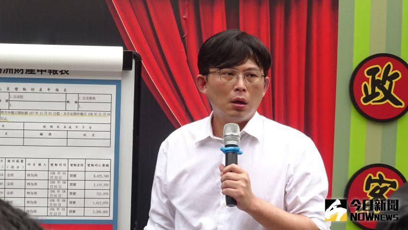 ▲名嘴周玉蔻硬扯國民黨台北市長參選人蔣萬安父親蔣孝嚴緋聞案，前立委黃國昌批下流，已跨越文明底線。（圖／記者呂炯昌攝）