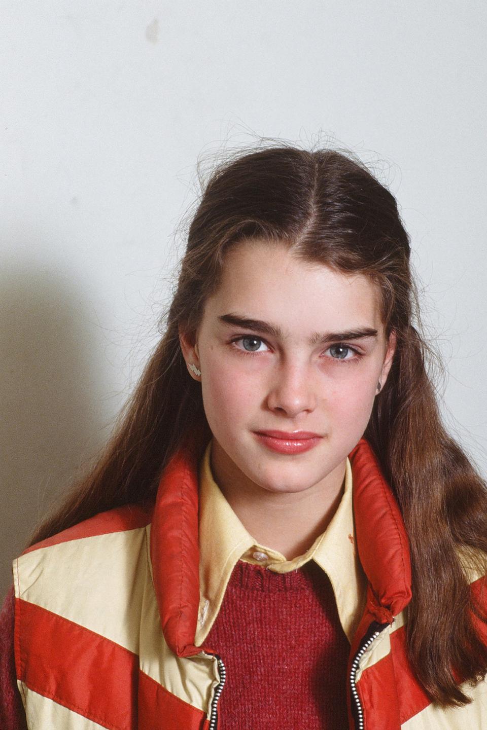 Portrait of actor and model Brooke Shields taken in New York in 1978 when she as 12.