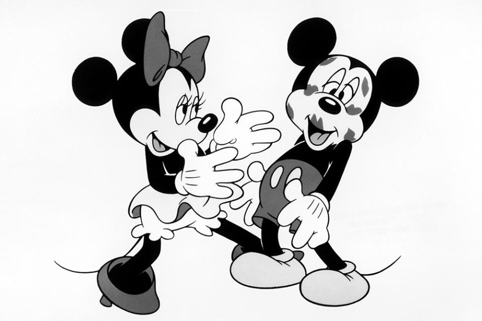 Mickey and Minnie Mouse