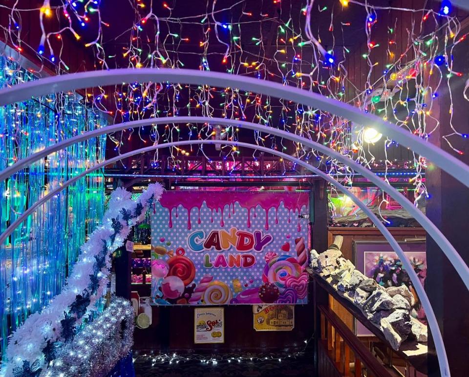 A new “Candy Land” is part of Campo Verde’s Christmas decor, seen Sept. 9, 2023.