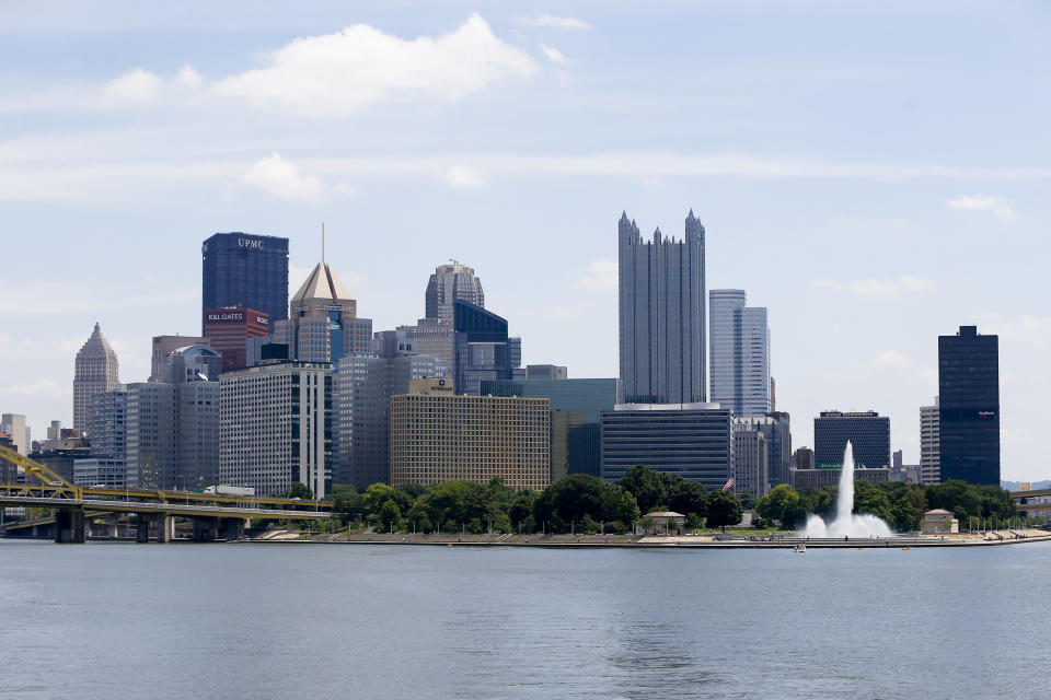Imagen de Pittsburgh, que ocupa el primer puesto en la clasificación de las mejores ciudades para trabajar en EEUU. (AP Photo/Keith Srakocic)