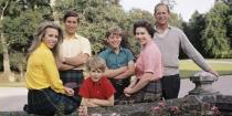 <p>Princess Anne, Prince Charles, Prince Edward, Prince Andrew, the Queen, and Prince Philip enjoy a summer vacation at Balmoral Castle in August 1972. This image is from a series of photographs taken to celebrate the Queen and Prince Philip's 25th wedding anniversary.</p>
