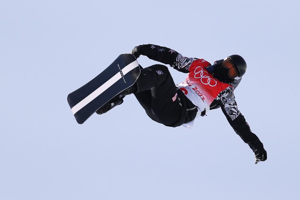 Shaun White of Team United States performs a trick during the Men's Snowboard Halfpipe Final on day 7 of the Beijing 2022 Winter Olympics at Genting Snow Park on February 11, 2022 in Zhangjiakou, China. (Getty Images)